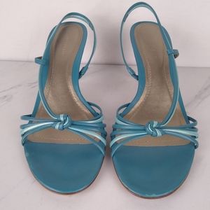 Ann Taylor Leather Strappy Heels